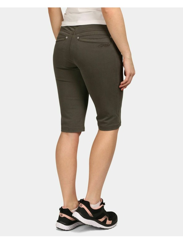 Kilpi Дамски памучни шорти Kilpi PARIVA-W Тъмнозелен