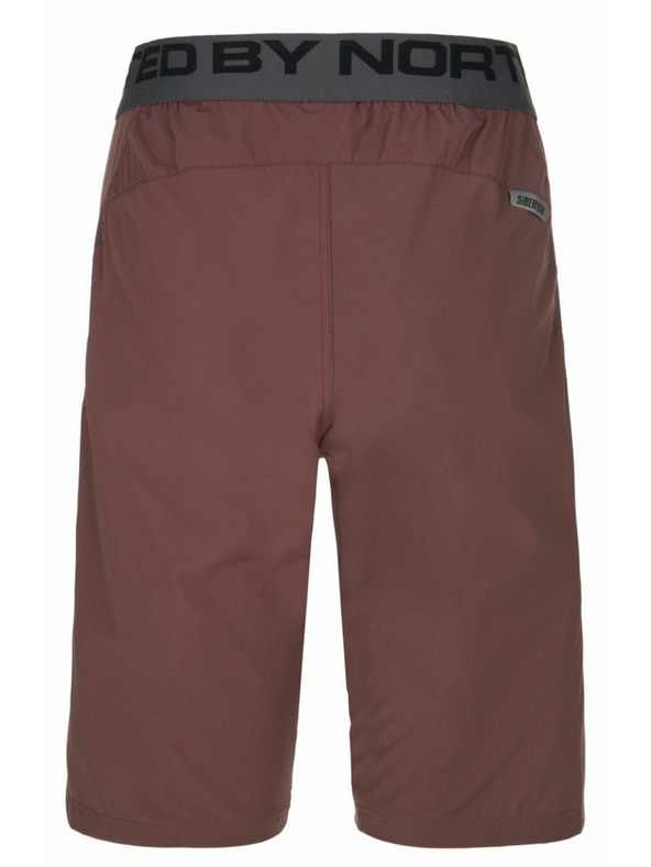 Kilpi Дамски колоездачни шорти Kilpi TRACKEE-W Тъмночервен