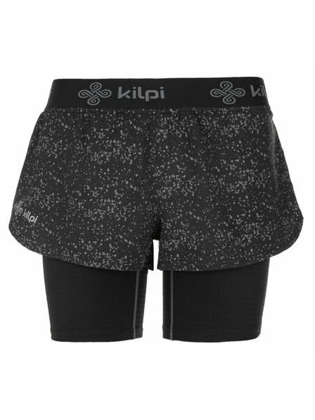 Kilpi Дамски бягащи шорти 2в1 Kilpi BERGEN-W Черен