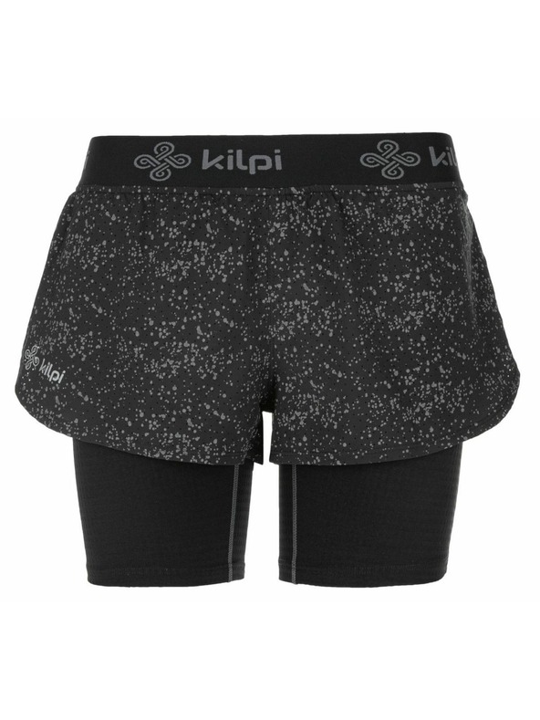 Kilpi Дамски бягащи шорти 2в1 Kilpi BERGEN-W Черен
