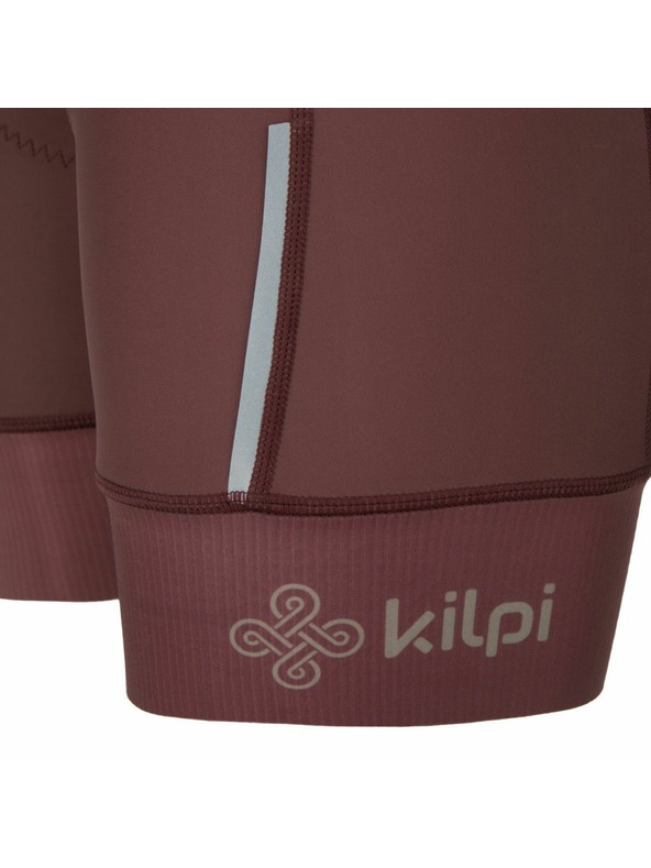 Kilpi Дамски колоездачни шорти Kilpi PRESSURE-W Тъмночервен