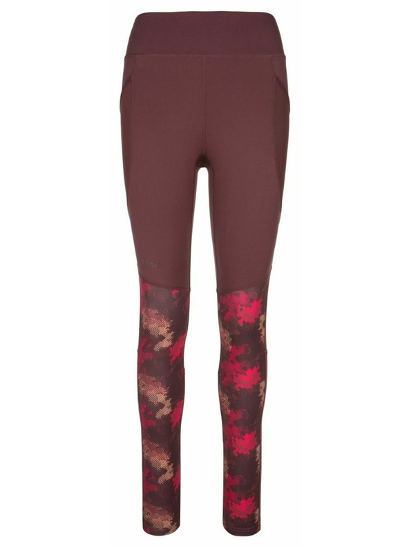 Kilpi Дамски фитнес легинси Kilpi LIGANO-W Тъмно червено