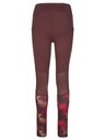 Kilpi Дамски фитнес легинси Kilpi LIGANO-W Тъмно червено