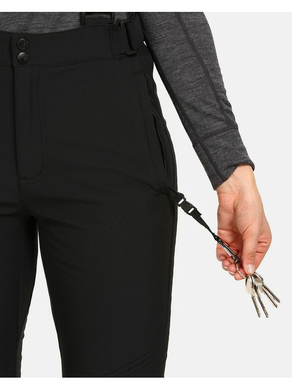 Kilpi Дамски ски панталони от софтшел Kilpi RHEA-W Black