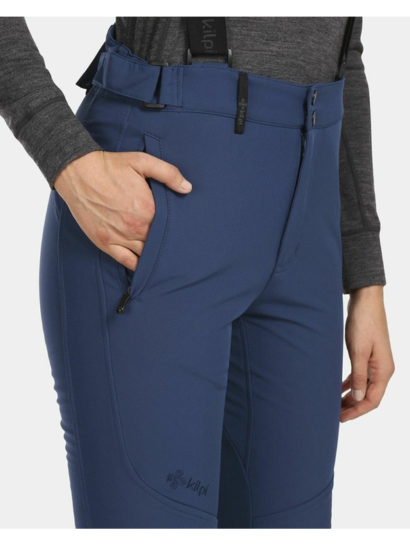 Kilpi Дамски ски панталони от софтшел Kilpi RHEA-W Dark Blue