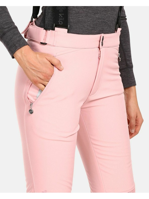 Kilpi Дамски softshell ски панталони Kilpi DIONE-W Светло розова