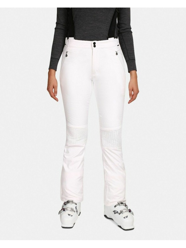 Kilpi Дамски ски панталони от софтшел Kilpi DIONE-W White