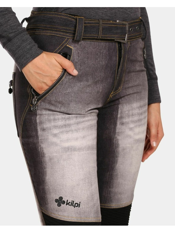 Kilpi Дамски softshell ски панталони Kilpi JEANSO-W Черна
