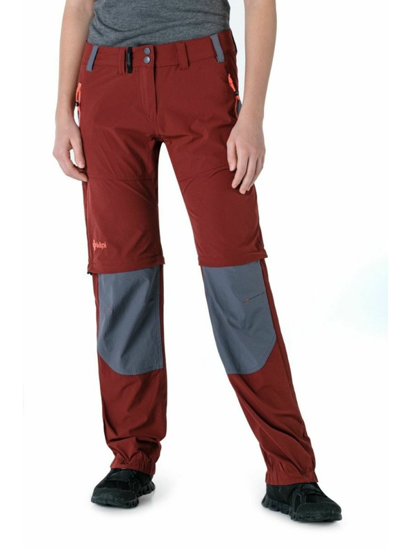 Kilpi Дамски туристически панталони KILPI HOSIO-W Тъмночервено