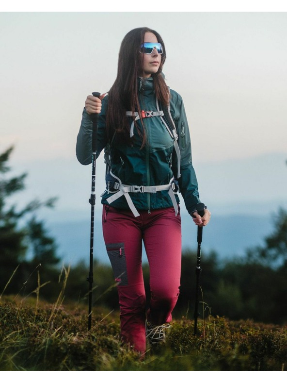 Kilpi Дамски панталон за открито Kilpi BELVELA-W Тъмночервено