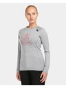 Kilpi Дамска функционална тениска с дълъг ръкав Kilpi MAVORA TOP-W Светлосива