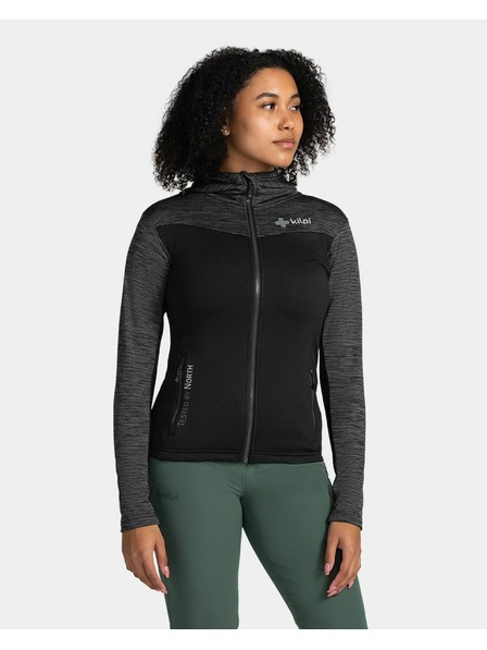 Kilpi Дамски спортен суитшърт с качулка Kilpi SEVELEN-W Черен