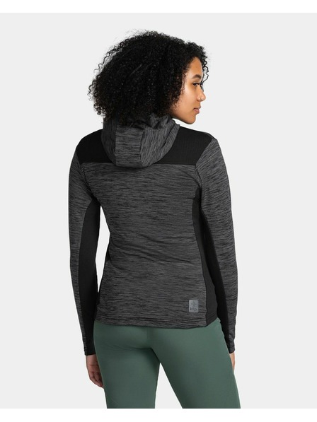 Kilpi Дамски спортен суитшърт с качулка Kilpi SEVELEN-W Черен