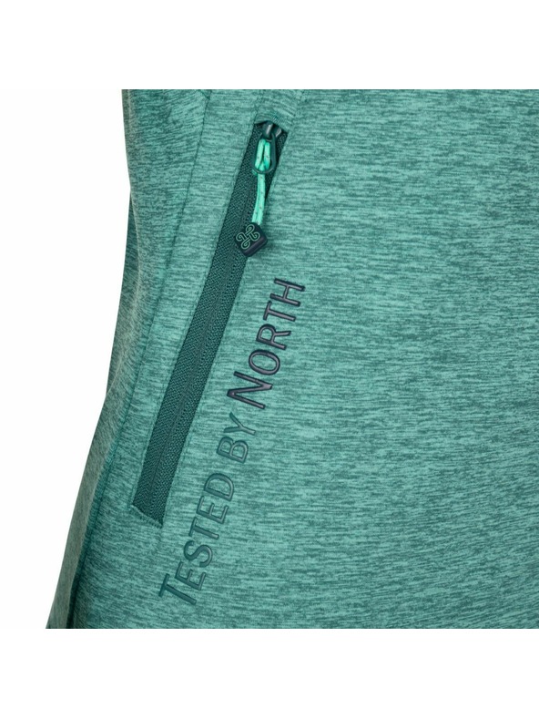 Kilpi Дамски спортен суитшърт с качулка Kilpi LAYANA-W Тъмночервен