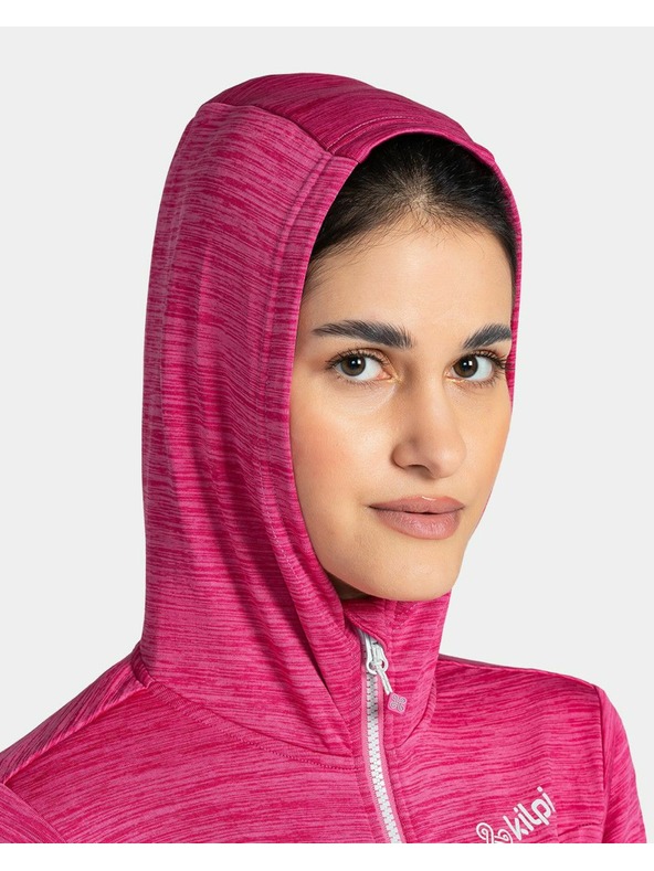 Kilpi Дамски спортен суитшърт с качулка Kilpi SEVELEN-W Розов