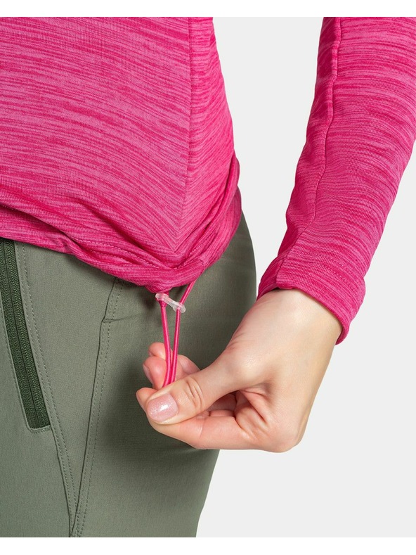 Kilpi Дамски спортен суитшърт с качулка Kilpi SEVELEN-W Розов