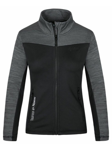 Kilpi Дамски спортен суитшърт без качулка Kilpi SIREN-W Черен