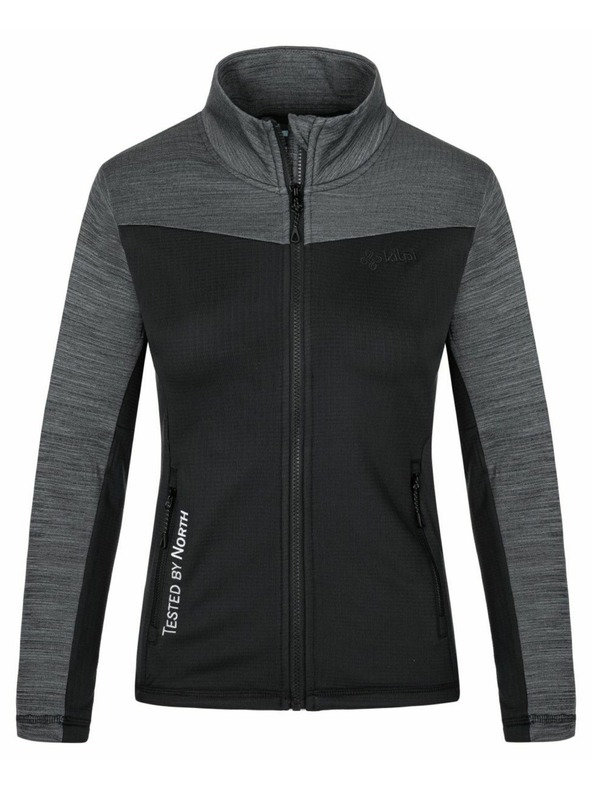 Kilpi Дамски спортен суитшърт без качулка Kilpi SIREN-W Черен