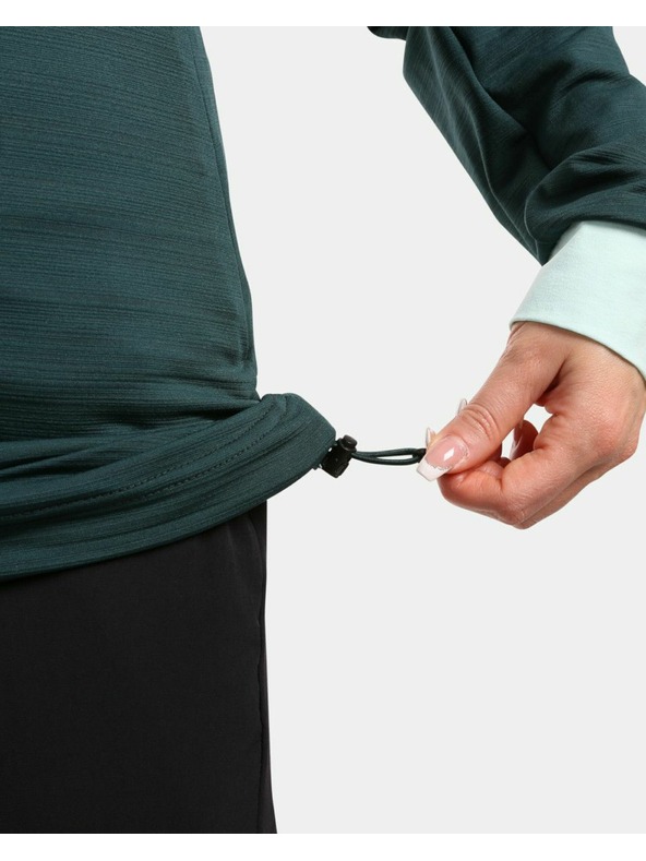 Kilpi Дамска еластична качулка Kilpi MEMPHIS-W тъмнозелена