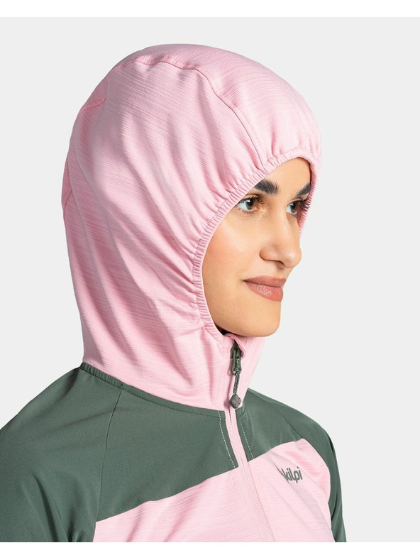 Kilpi Дамски разтегателен суитшърт с качулка Kilpi MEMPHIS-W Светлорозов