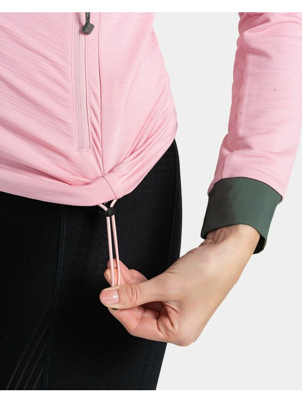 Kilpi Дамски разтегателен суитшърт с качулка Kilpi MEMPHIS-W Светлорозов