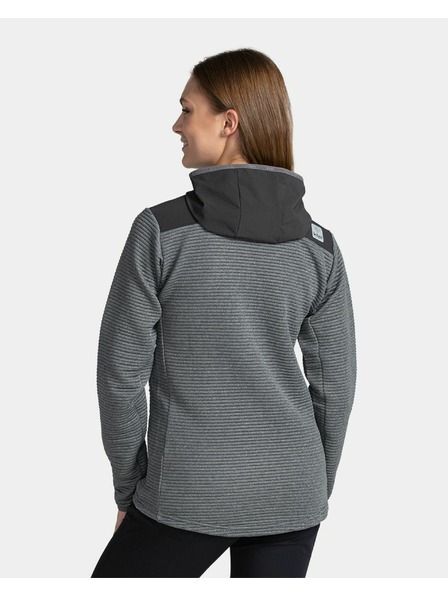 Kilpi Дамски спортен суитшърт с качулка Kilpi TANALI-W Тъмносив