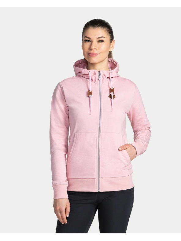 Kilpi Дамски памучен суитшърт Kilpi TARALI-W Светлорозов