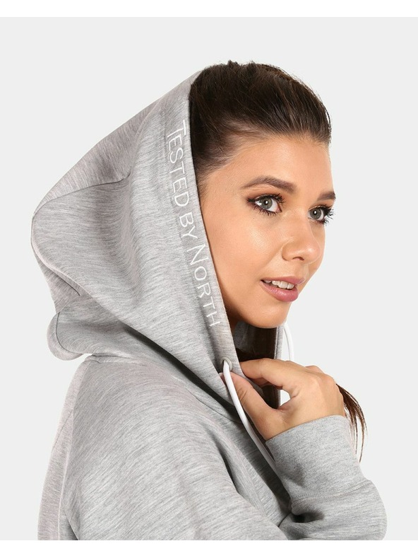 Kilpi Дамски памучен суитшърт Kilpi FJELA-W Светлосив