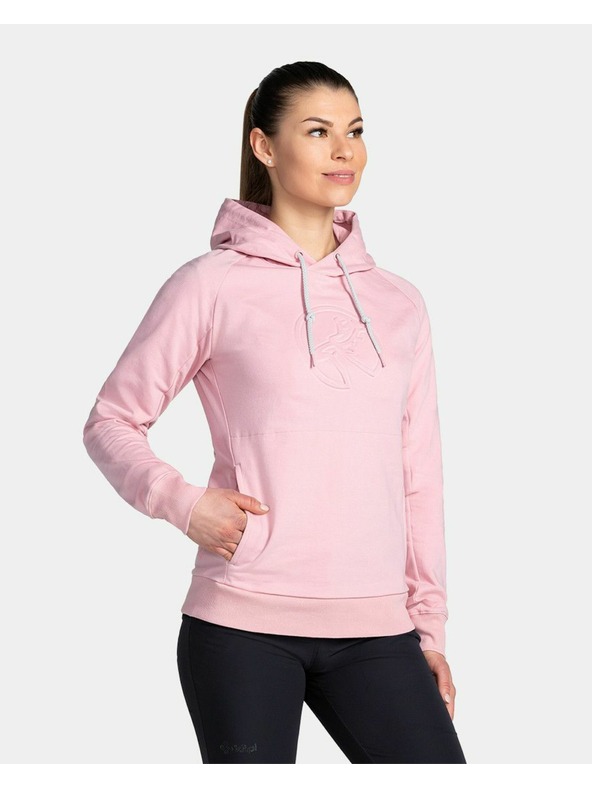 Kilpi Дамски памучен суитшърт Kilpi SOHEY-W Светлорозов