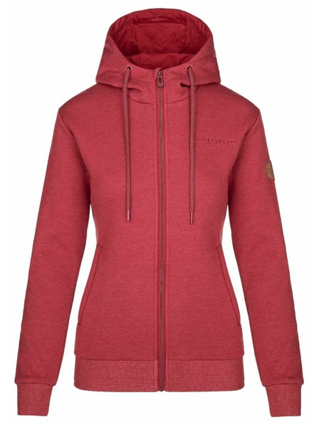 Kilpi Дамски суитшърт Kilpi LEINES-W Тъмночервен