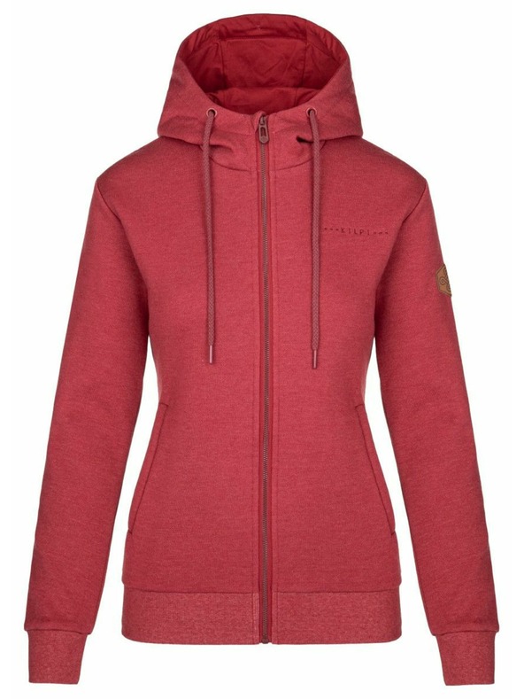 Kilpi Дамски суитшърт Kilpi LEINES-W Тъмночервен