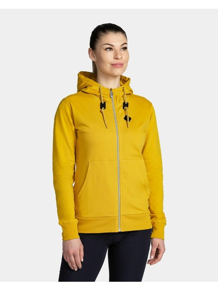 Kilpi Дамски памучен суитшърт Kilpi TARALI-W Златист