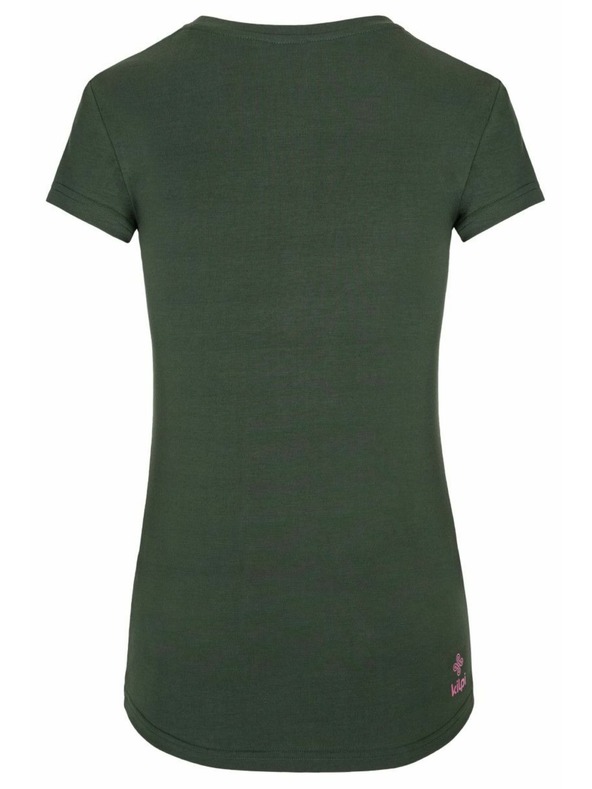 Kilpi Дамска тениска с къс ръкав Kilpi TORNES-W Тъмнозелена