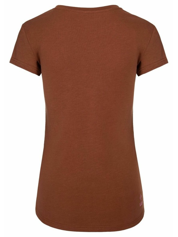 Kilpi Дамска тениска с къс ръкав Kilpi TORNES-W Тъмночервена