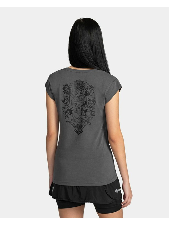 Kilpi Дамска памучна тениска Kilpi LOS-W Тъмно сива