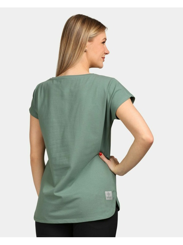 Kilpi Дамска памучна тениска Kilpi NELLIM-W Khaki