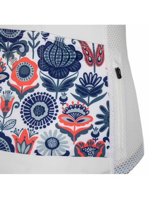 Kilpi Дамска велосипедна фланелка Kilpi ORETI-W Бяла