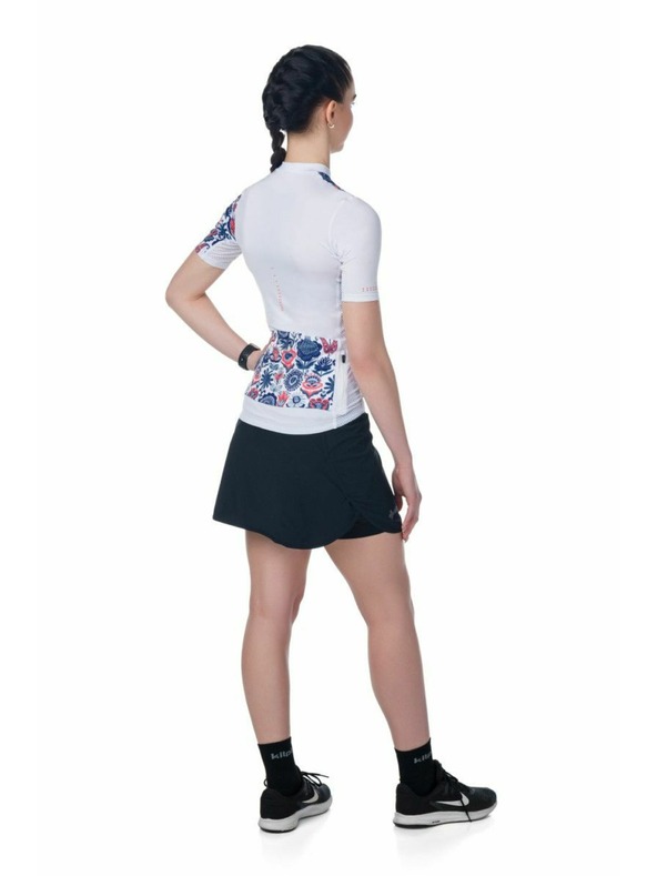 Kilpi Дамска велосипедна фланелка Kilpi ORETI-W Бяла