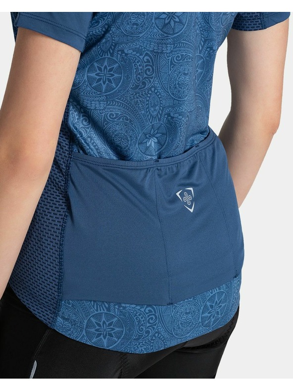 Kilpi Дамска велосипедна фланелка Kilpi MOATE-W Тъмно синя