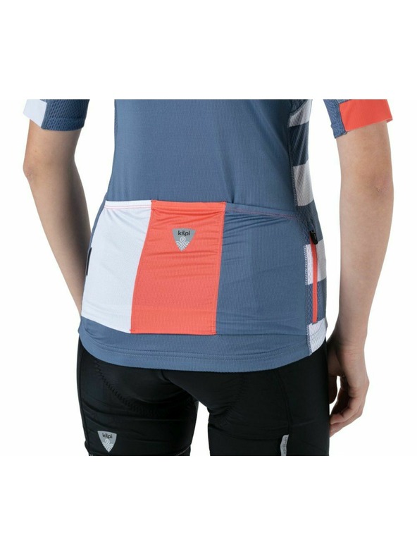 Kilpi Дамска велосипедна фланелка Kilpi WILD-W Синя