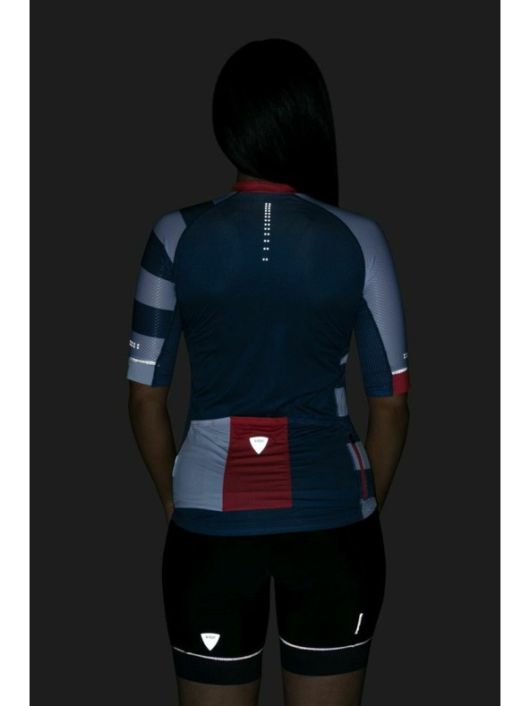 Kilpi Дамска велосипедна фланелка Kilpi WILD-W Синя