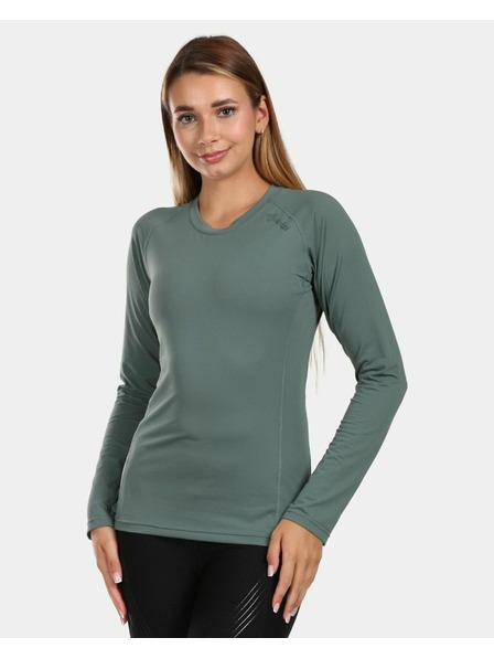 Kilpi Дамска функционална тениска с дълъг ръкав Kilpi SPOLETO-W Хаки