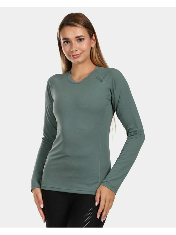Kilpi Дамска функционална тениска с дълъг ръкав Kilpi SPOLETO-W Хаки