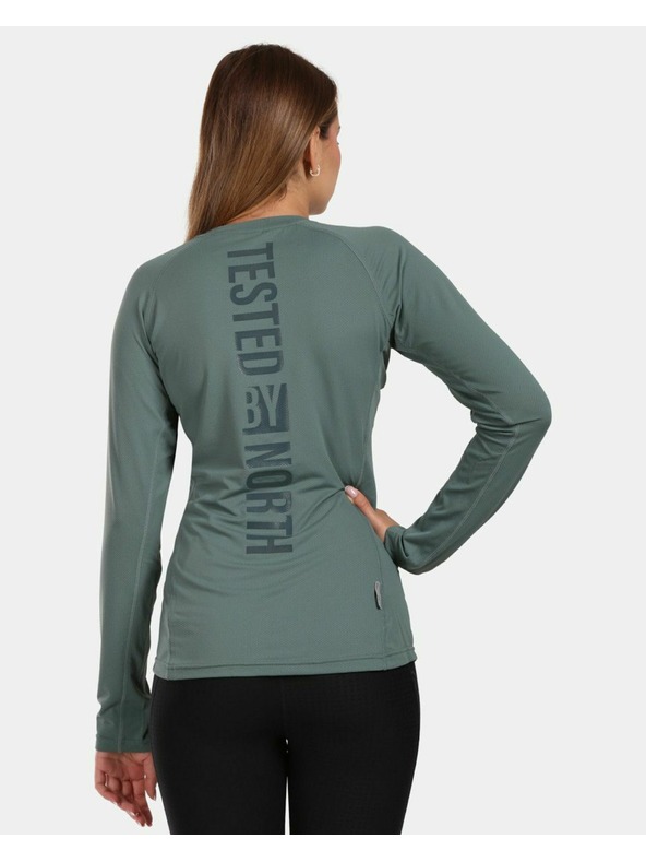 Kilpi Дамска функционална тениска с дълъг ръкав Kilpi SPOLETO-W Хаки