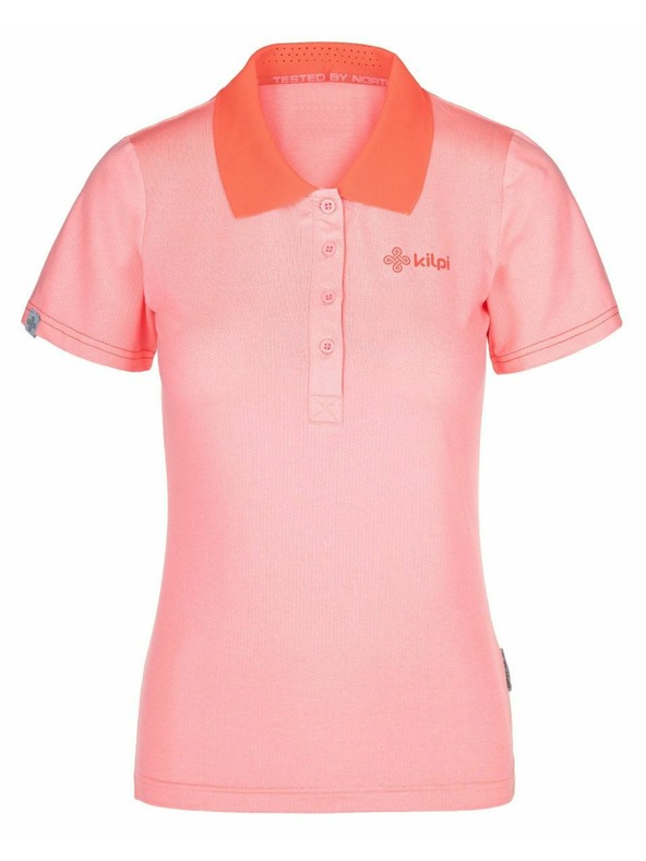Kilpi Дамска функционална поло тениска Kilpi COLLAR-W Светлорозов