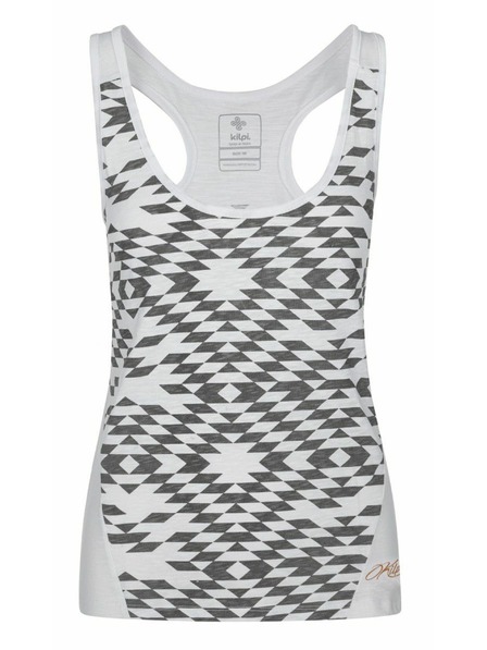 Kilpi Дамски памучен потник Kilpi NICA-W Бял