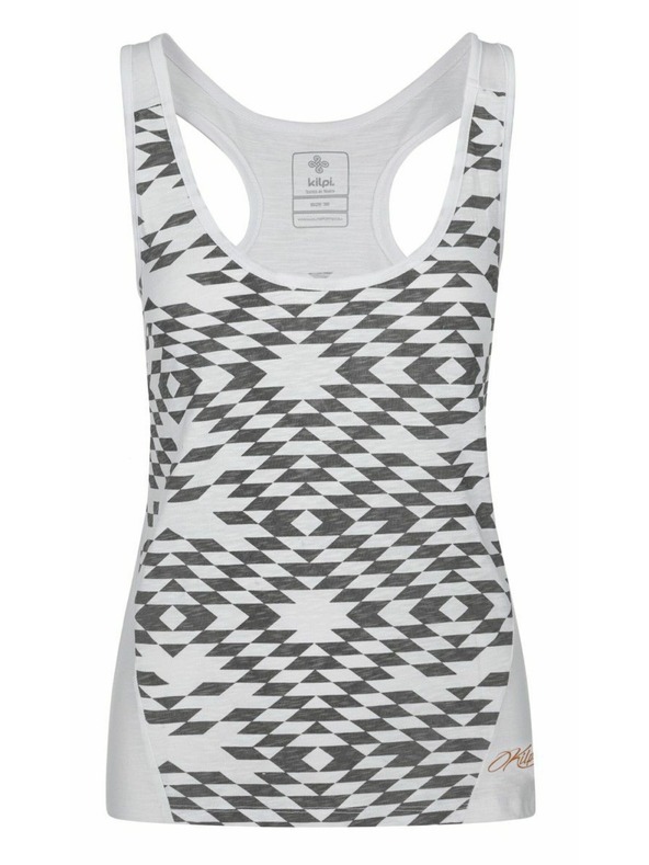 Kilpi Дамски памучен потник Kilpi NICA-W Бял
