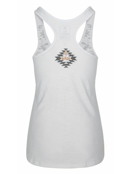 Kilpi Дамски памучен потник Kilpi NICA-W Бял