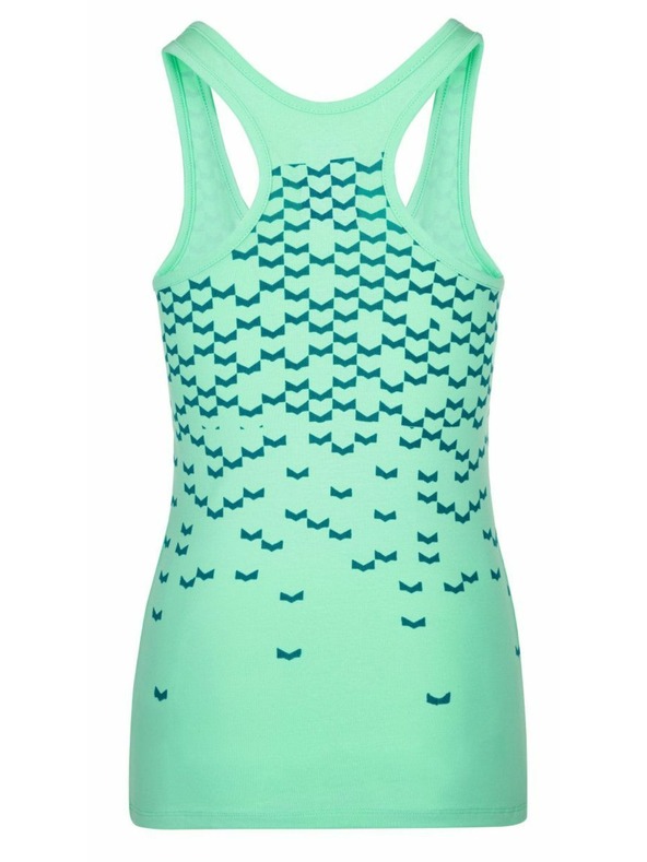 Kilpi Дамски памучен потник Kilpi LEAVES-W Тюркоазен