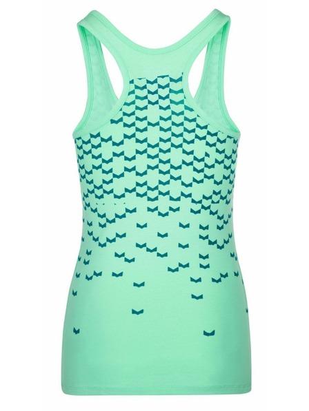 Kilpi Дамски памучен потник Kilpi LEAVES-W Тюркоазен